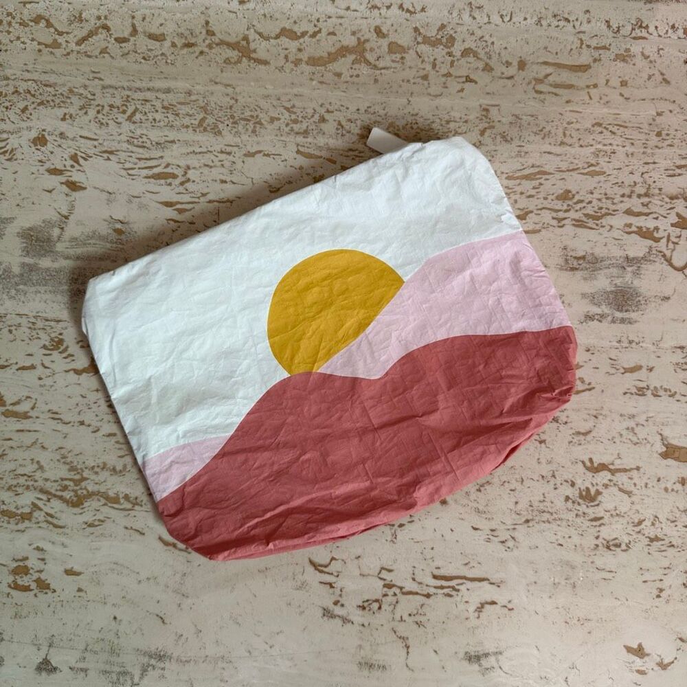 Aloha Collection x LeMu small  pouch Sunrise starburst print